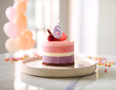 Świeczki urodzinowe Happy Birthday, 2.5 cm, srebrny (1 op. / 13 szt.)