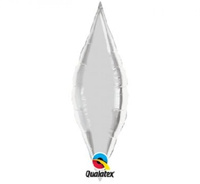 #BFK Balon foliowy 38" QL Taper, srebrny KK