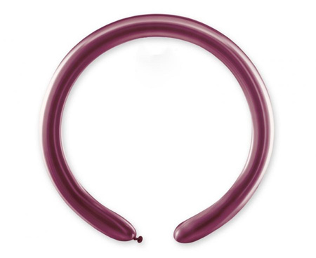 #BL Balony DB4 - Rurki włoskie shiny różowe 91/ 100 szt.