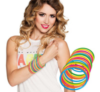 #STAI Zestaw 15 bransoletek Techno Rave Punk