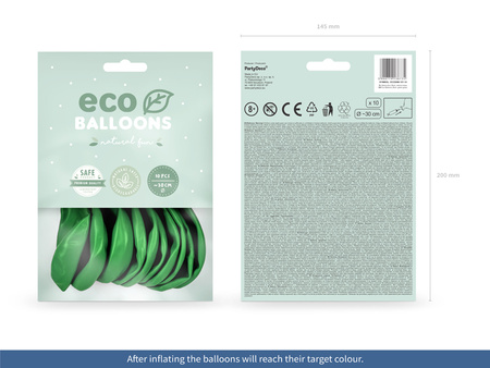 Balony UV 27cm, BOO!, mix (1 op. / 3 szt.)