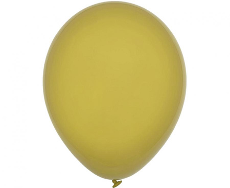 #BL Balony Decomex 9", pastel Mustard, 100 szt.