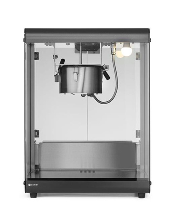 Urządzenie do popcornu, HENDI, 80L, czarny, 220-240V/1155W, 560x445x(H)775mm Wariant podstawowy