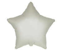 #BFK Balon foliowy 18" FX - Gwiazda (satynowy pastel kremowy), pakowany