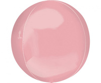 #BFK Balon foliowy ORBZ - kula pastelowa różowa, 38x40 cm (pakowany)
