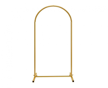 #BAS Stelaż z żelaza z łukiem, złoty, 100x200cm