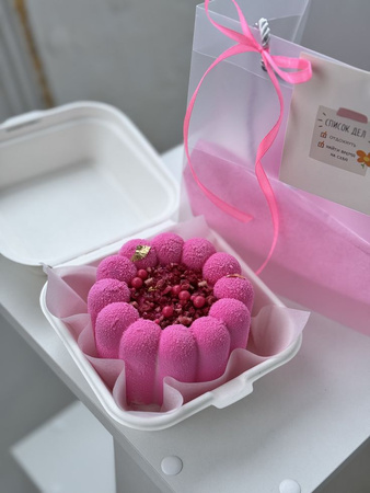 Pudełko na ciasto BENTO CAKE 15,5x15x8 cm