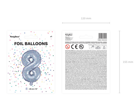 Balon Gender Reveal - Chłopiec, 1m
