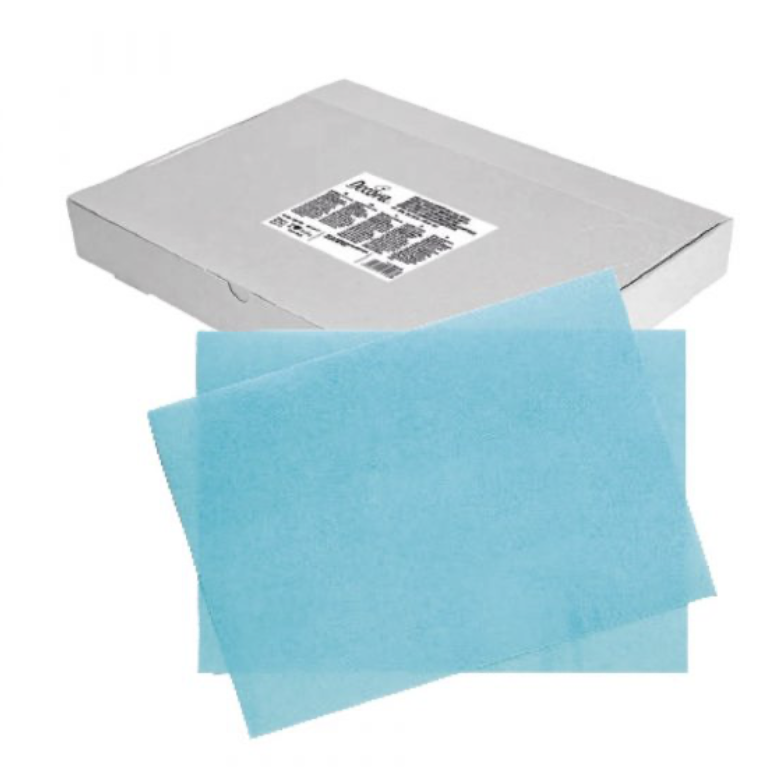 Papier waflowy niebieski – przykład zastosowania w dekoracji wypieków