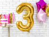 Numery na stół, złoty, 25,5-26,5cm (1 op. / 11 szt.)