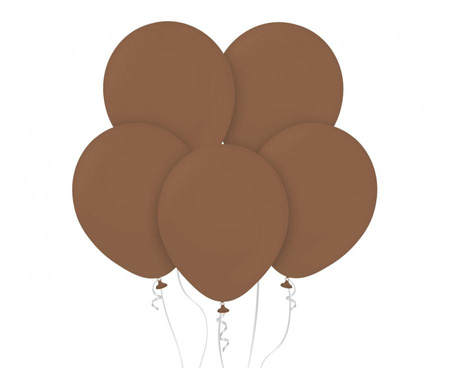 #BL Balony Beauty&Charm, pastelowe brązowe 12"/ 50 szt.