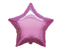 #BFK Balon foliowy 18" FX - Gwiazda (j. różowa), pakowany