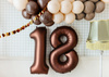 Balony Strong 27cm, Metallic Black (1 op. / 10 szt.)