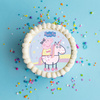 Opłatek na tort ŚWINKA PEPPA