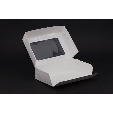 Pudełko na eklery 21x15x6 cm BIAŁE