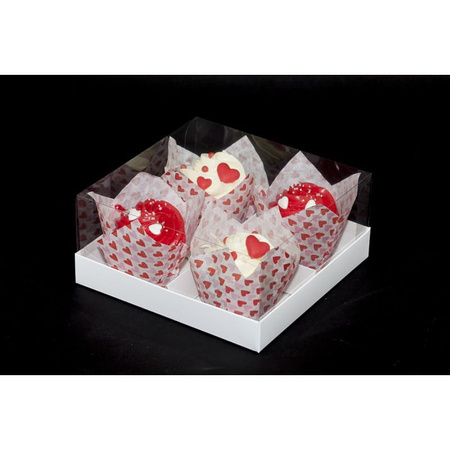 Pudełko na 4 monoporcje BIAŁE