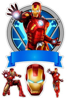 Opłatek na tort IRON MAN WZ. IV