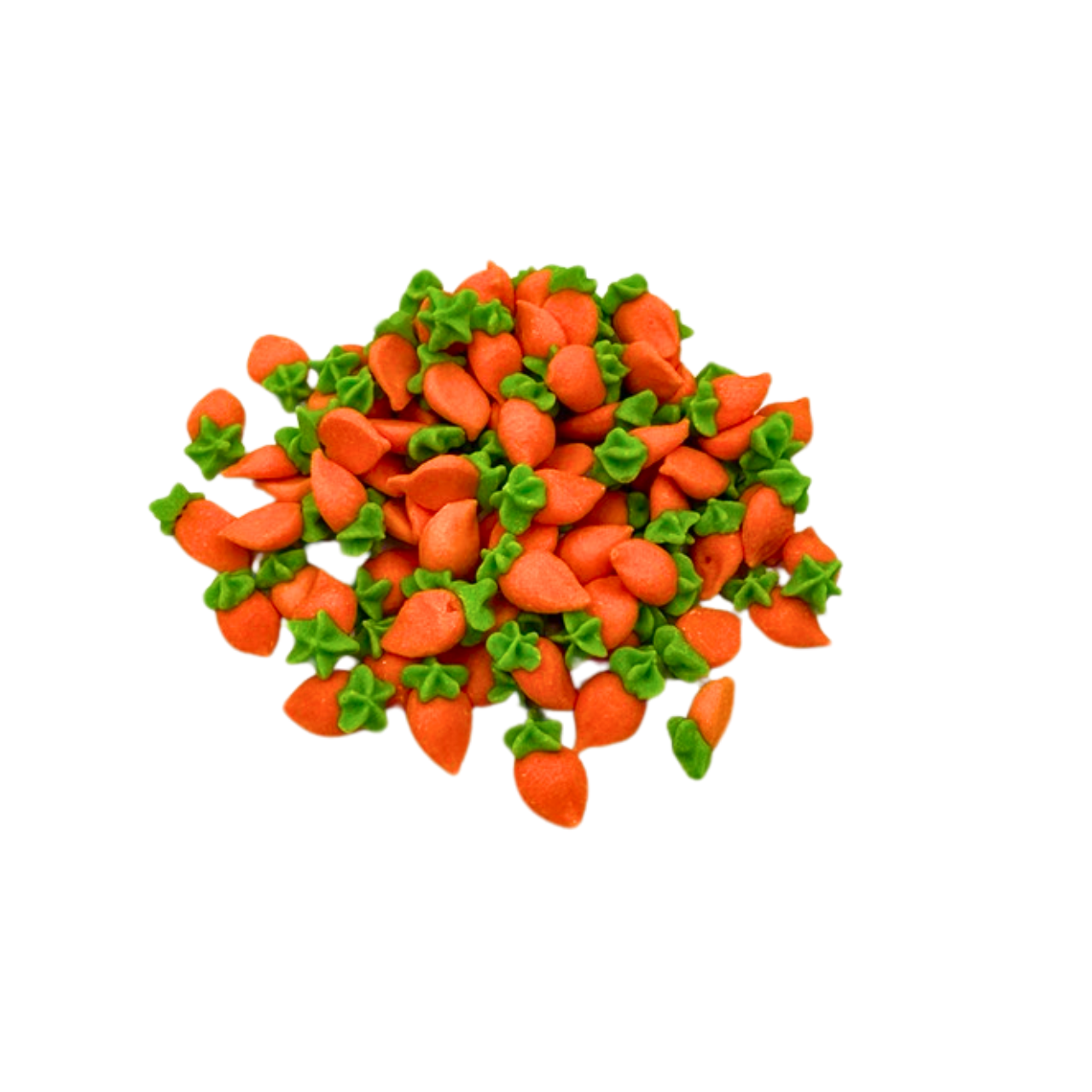 Posypka cukrowa konfetti marchewki 10g w kolorze pomarańczowym