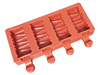 Forma silikonowa do lodów na patyku cakesicles 20 x 11 cm