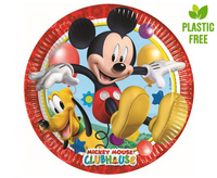 #ZTA Talerzyki papierowe Playful Mickey (Disney), next generation, 23cm, 8 szt. (plastic-free) KK