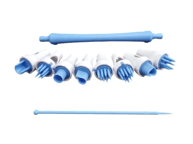 Końcówki dekoratora do masy cukrowej – różne kształty do tworzenia ażurowych zdobień