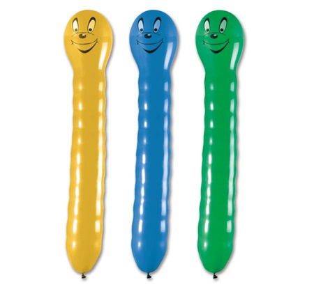 #BL Balony Premium Dżdżownice długie, 95 cm / 3 szt.