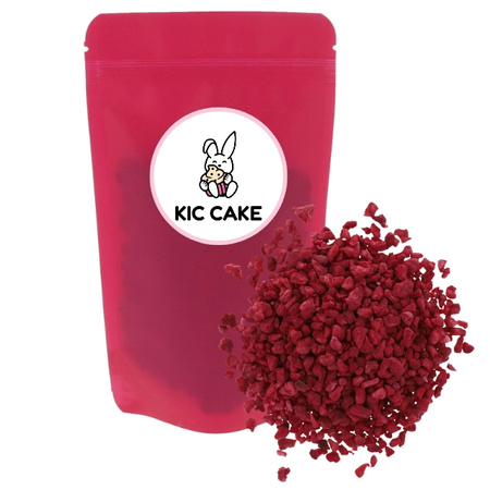 Malina liofizowana grys 0-2 mm 25g KicCake