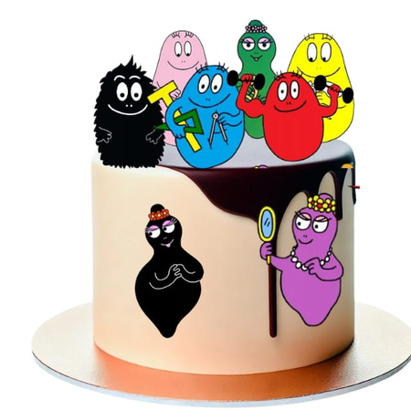 Wydruk jadalny opłatek na tort BARBAPAPA WZ.II