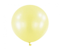 #BL Balon 24" RND Macaron Lemon, 4 szt.