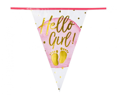 #DEGI Girlanda 'Hello Girl!', 30 x 20 cm, 6 m.