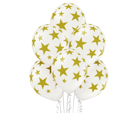 #BL Balony D11 Stars 1C5S, 6 szt.