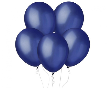 #BL Balony Decomex 11", metallic Midnight Blue, 100 szt.