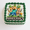 Wydruk jadalny Opłatek na tort MINECRAFT WZ.XII