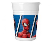 #ZKU Kubeczki plastikowe (WM) Spider-Man Team Up Marvel, 200 ml, 8 szt. KK