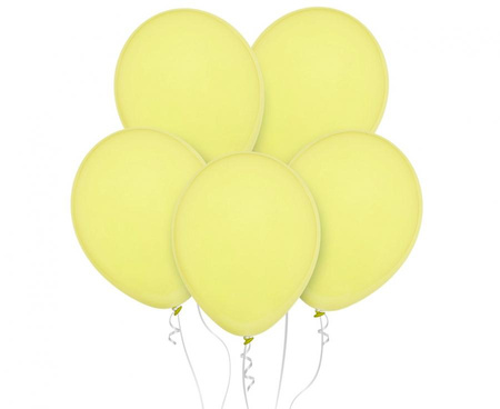 #BL Balony Decomex 18", pastel Yellowish, 25 szt.