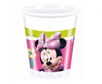 #ZKU Kubeczki plastikowe (WM), Minnie Happy Helpers (Disney), 200ml, 8 szt. (SUP label) KK