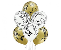 #BL Balony D11 Marble 1C5S, 6 szt.