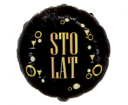 #BFK Balon foliowy Sto Lat (B&G Party), 18 cali AA