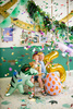 Balony 30cm, Happy New Year, Pastel Black (1 op. / 50 szt.)