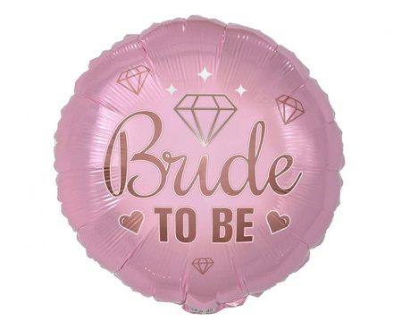 #BFK Balon foliowy Bride To Be (różowy), 18 cali KK