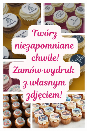 Opłatek na muffinki ze zdjęciem lub własną grafiką Ø 5,5 cm 12 szt.