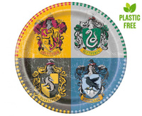 #ZTA Talerzyki papierowe "Harry Potter", 23 cm, 8 szt. (plastic-free) KK