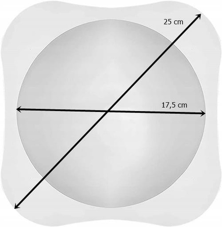 Silikonowa forma do pieczenia PÓŁKUKLA śr. 17,5cm PIŁKA
