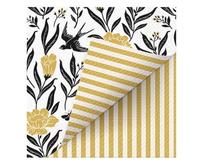 #ZSE Serwetki dwustronne Double Design Time Boho, 33x33cm, 20 szt., FSC