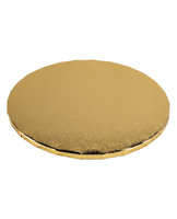 Podkład pod tort ZŁOTY śr. 30 cm h 10 mm Julita