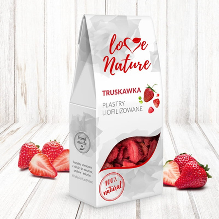 Owoce liofilizowane TRUSKAWKA 20g Love Nature