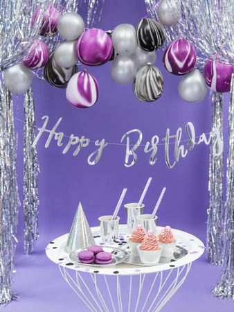 Balony Strong 27cm, Metallic Pure White (1 op. / 100 szt.)