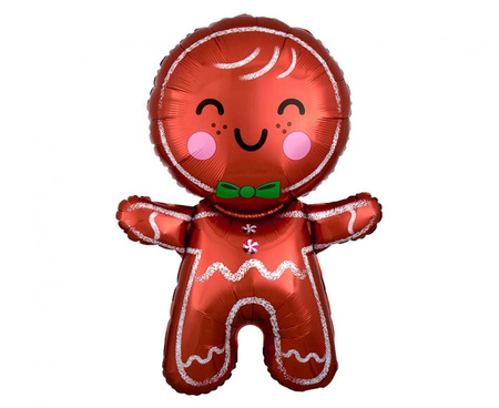 #BFK Balon foliowy Piernikowy ludzik, 39x54cm