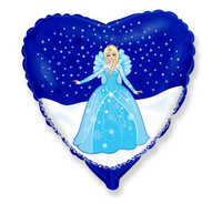#BFK Balon foliowy 18" FX - Śnieżna Kraina - Księżniczka (blond), niepakowany