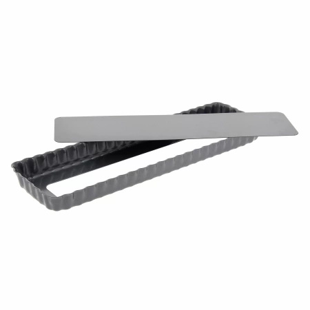 Forma cukiernicza prostokątna do tarty mazurka 36 x 10 cm DE BUYER